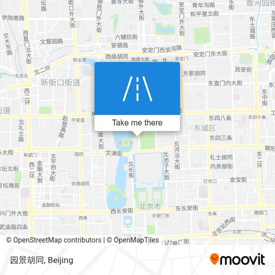 园景胡同 map