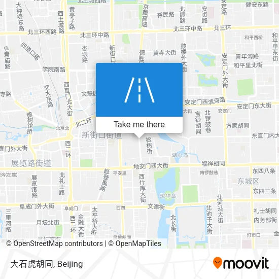 大石虎胡同 map