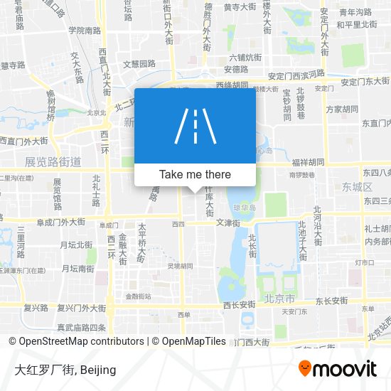 大红罗厂街 map