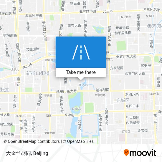 大金丝胡同 map