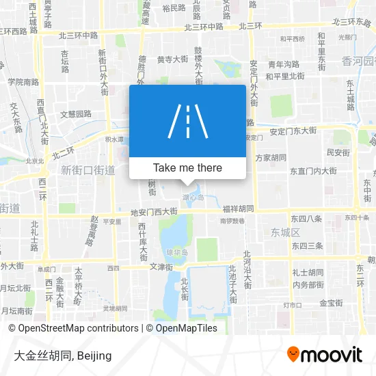 大金丝胡同 map