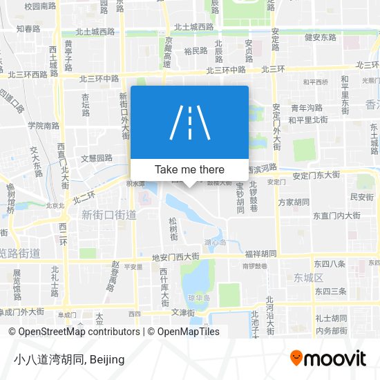 小八道湾胡同 map