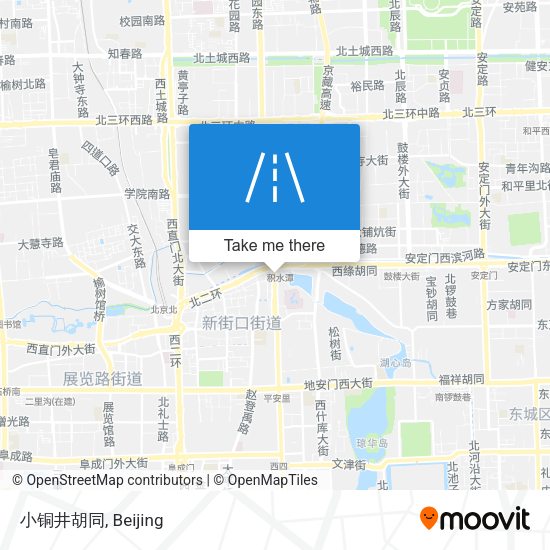 小铜井胡同 map