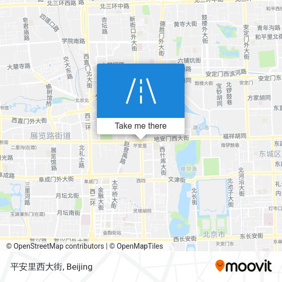 平安里西大街 map
