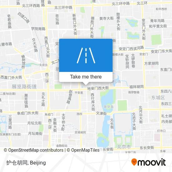 护仓胡同 map