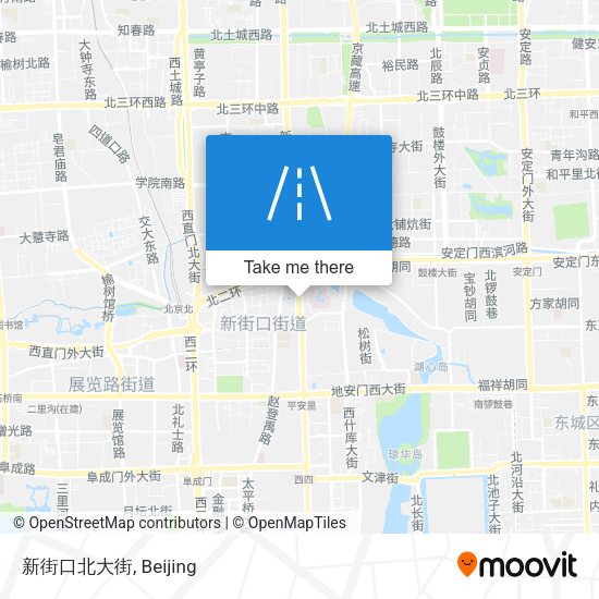 新街口北大街 map