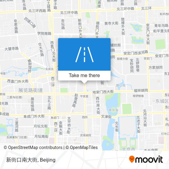 新街口南大街 map