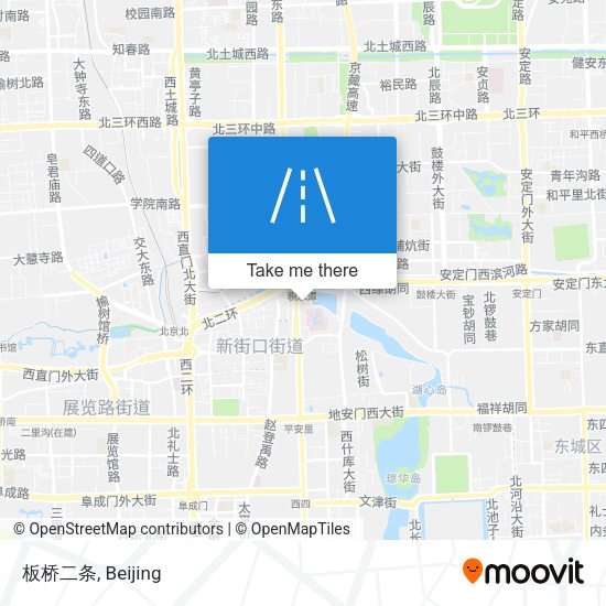 板桥二条 map