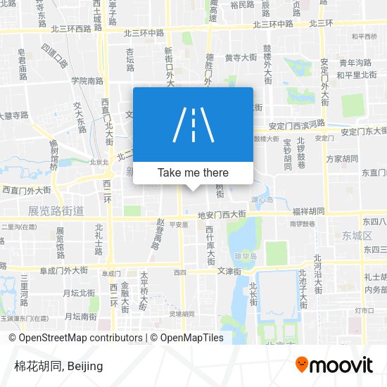 棉花胡同 map
