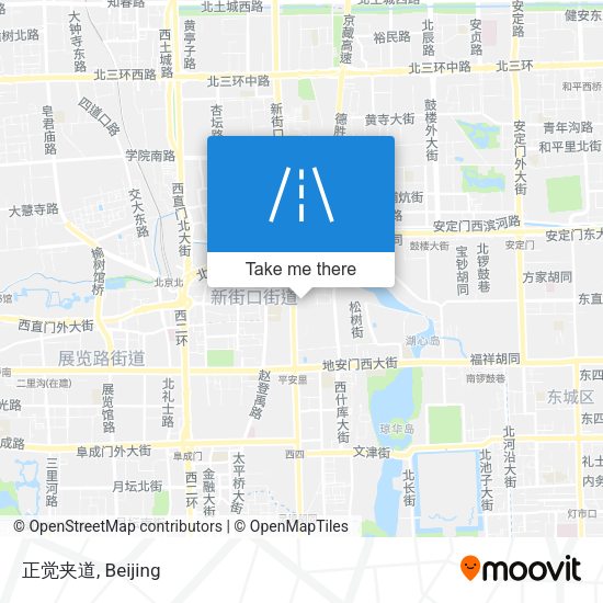 正觉夹道 map