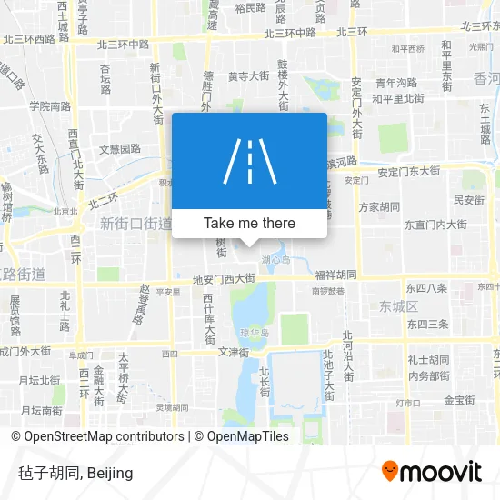 毡子胡同 map