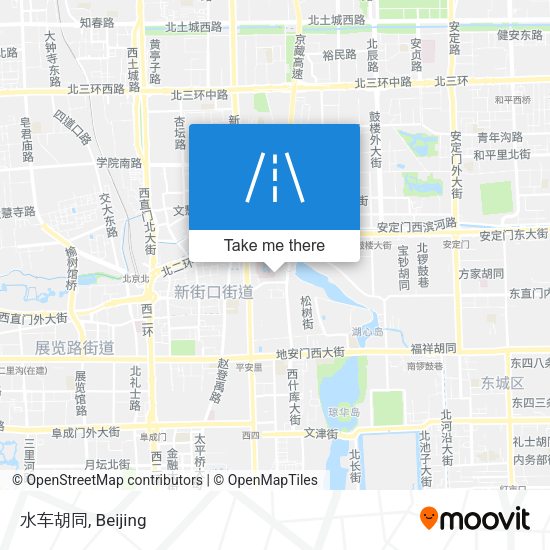 水车胡同 map