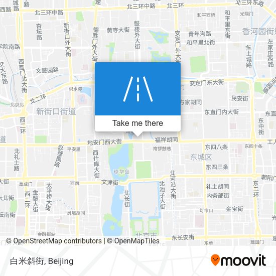 白米斜街 map