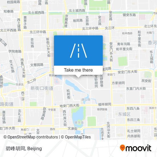 碧峰胡同 map