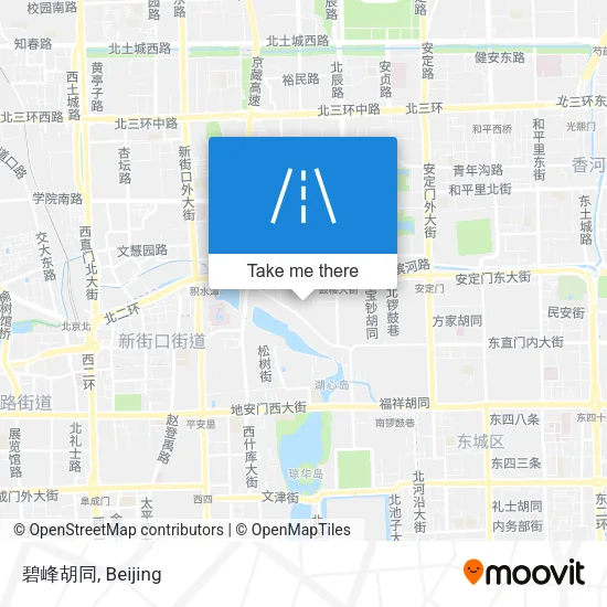碧峰胡同 map