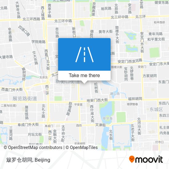 簸罗仓胡同 map