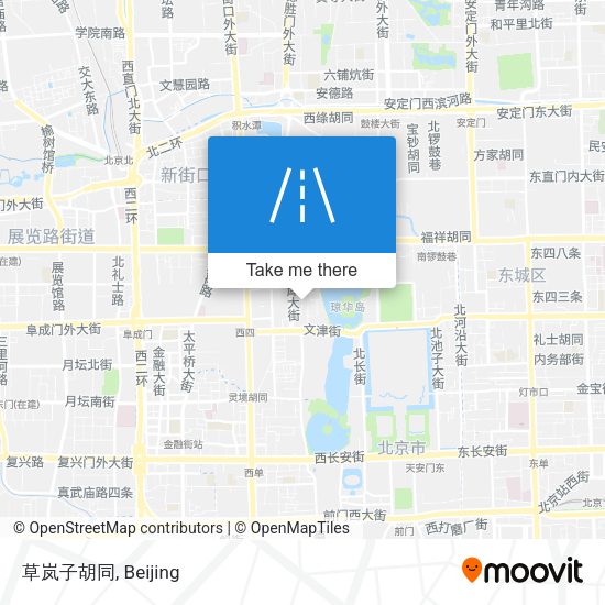 草岚子胡同 map