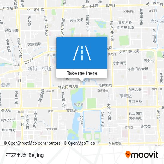 荷花市场 map