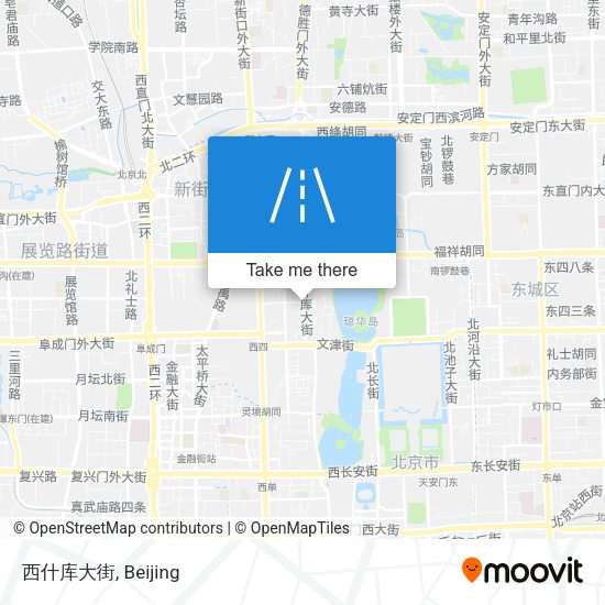 西什库大街 map