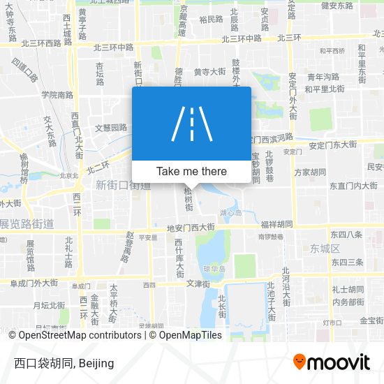 西口袋胡同 map