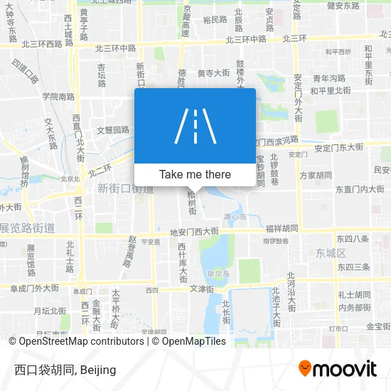 西口袋胡同 map