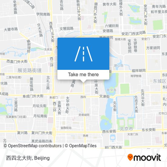 西四北大街 map