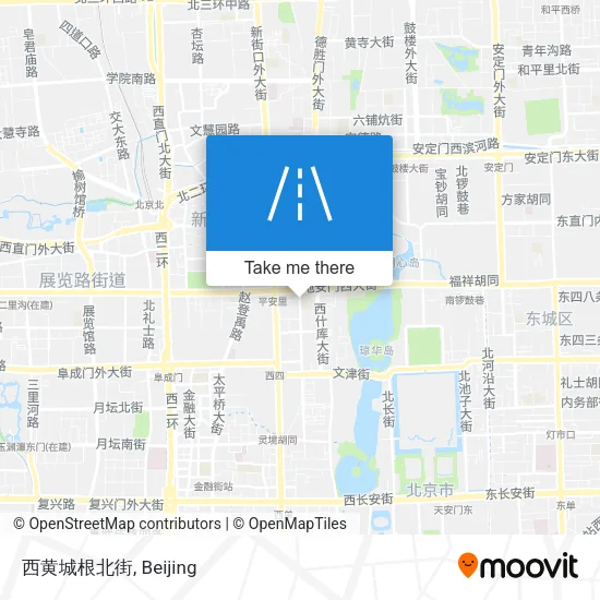 西黄城根北街 map