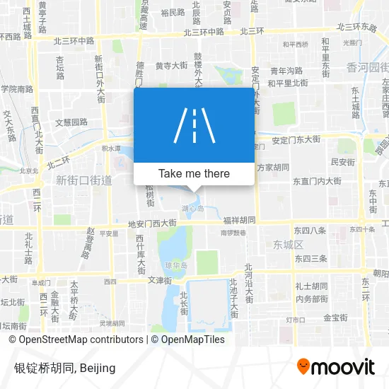 银锭桥胡同 map