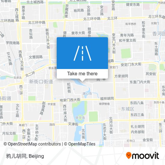 鸦儿胡同 map