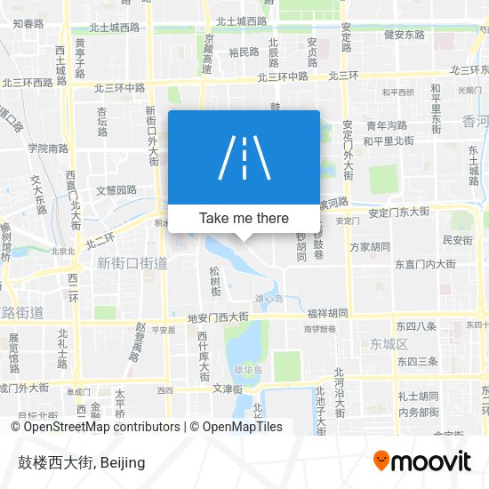 鼓楼西大街 map