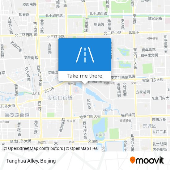 Tanghua Alley map