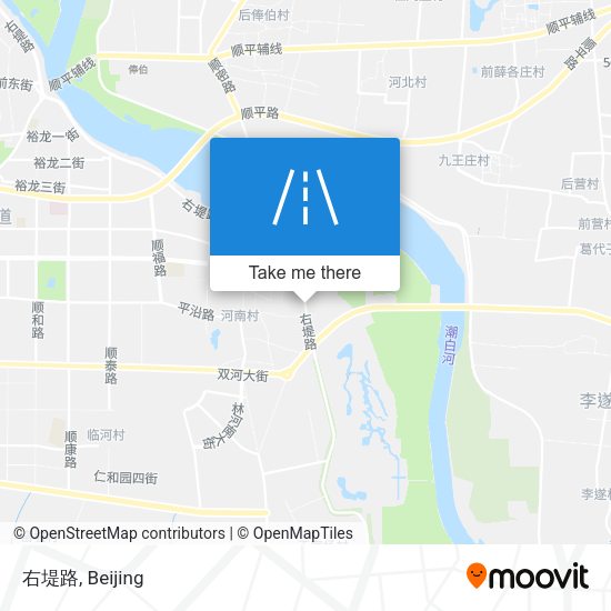 右堤路 map