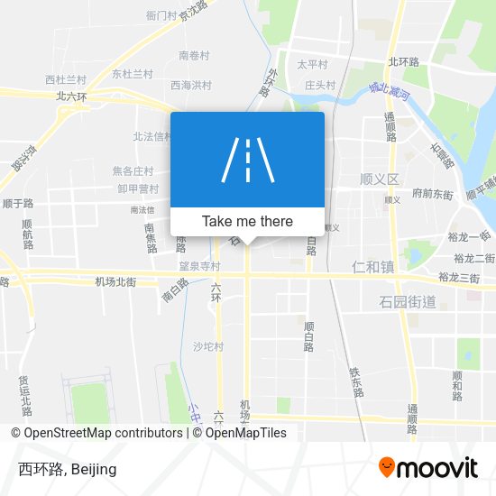 西环路 map