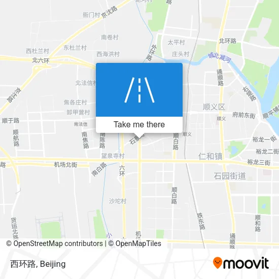 西环路 map