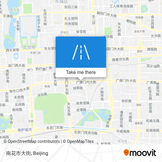 南花市大街 map