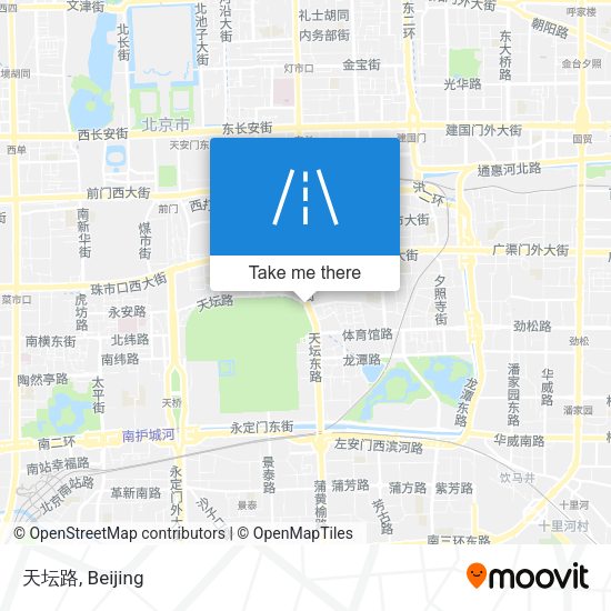天坛路 map