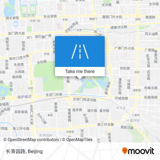 长青园路 map