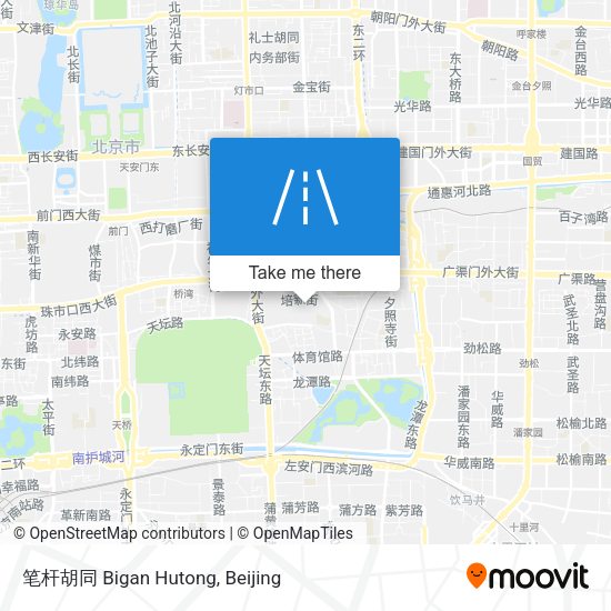 笔杆胡同 Bigan Hutong map