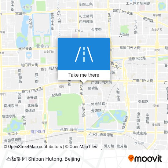 石板胡同 Shiban Hutong map