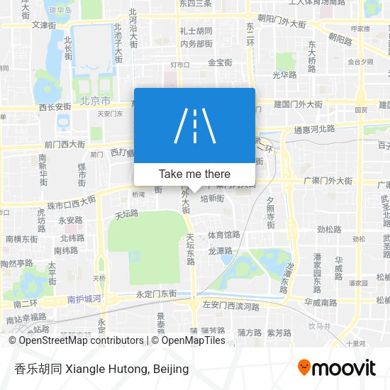 香乐胡同 Xiangle Hutong map