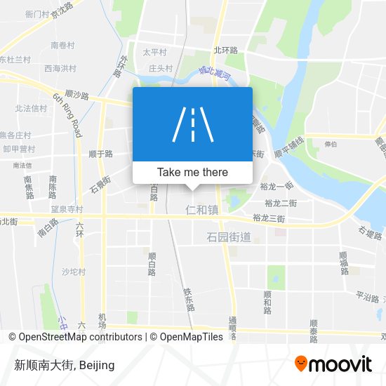 新顺南大街 map