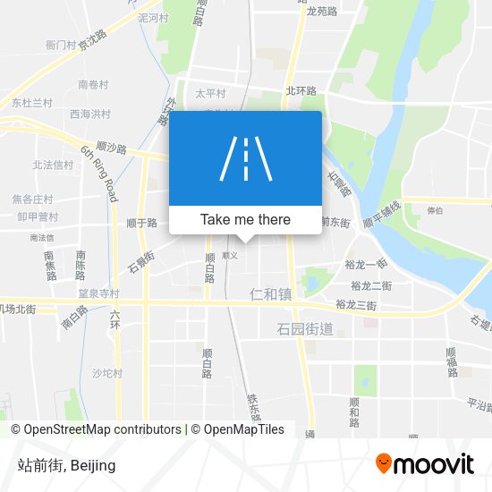 站前街 map