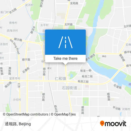 通顺路 map