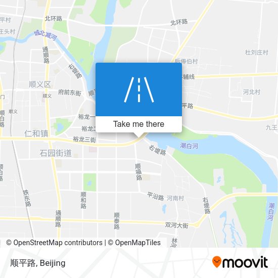 顺平路 map