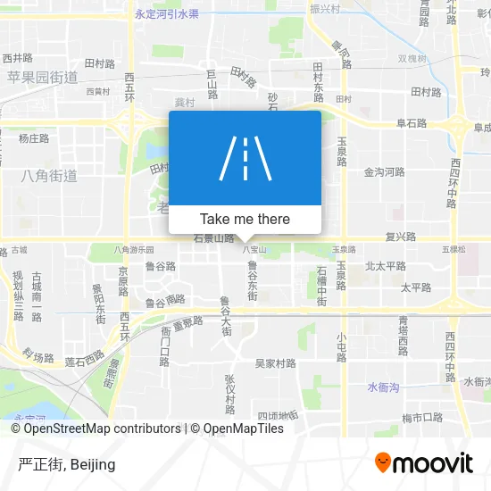 严正街 map