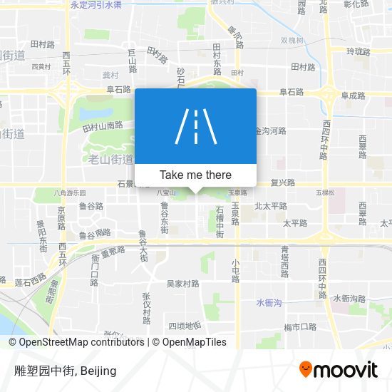 雕塑园中街 map