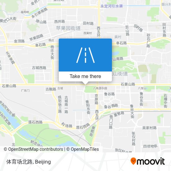 体育场北路 map