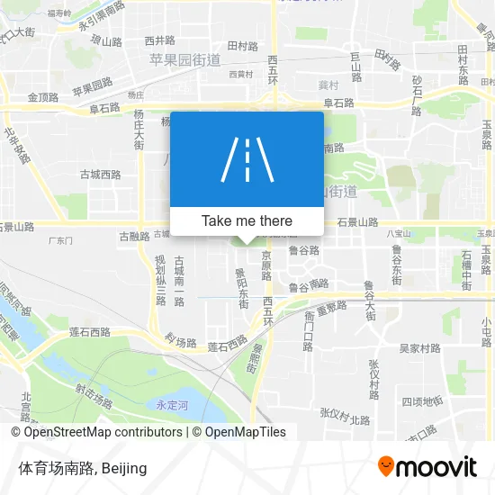 体育场南路 map