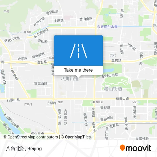 八角北路 map