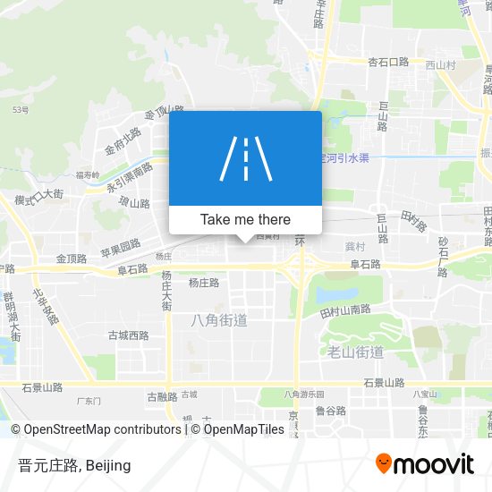 晋元庄路 map